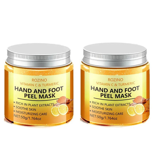 VC and turmeric hand and foot masks brighten skin tone, remove dead skin, Smooth and soft, Deep moisturizing care, Gentle skincare
