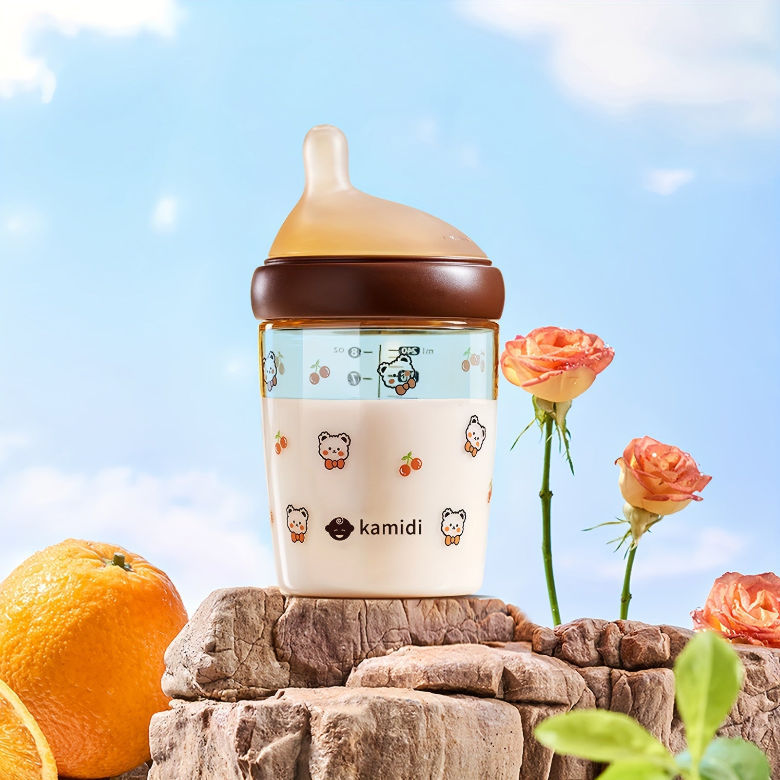 1 PPSU Material Baby Bottle, Perfect Gift for Boys and Girls on Christmas, Halloween, Thanksgiving, New Year's Day, Valentine's Day - 8oz\u002F10oz