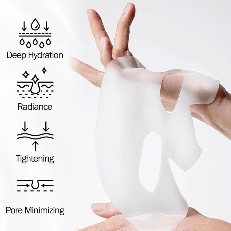 Biological collagen facial mask - moisturizing, pore shrinking, and tightening - enhance skin moisture, shrink pores, enhance elasticity, and glow youthful beauty facial mask