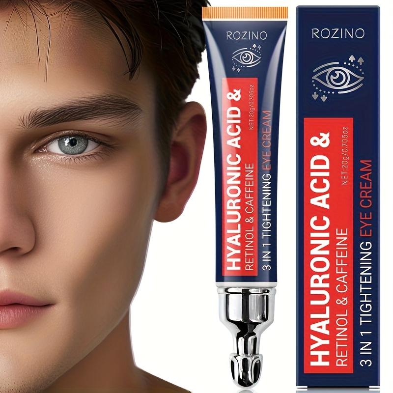 6% Caffeine Eye Cream for Dark Circles - Rapid Wrinkle Repair, Daily 1% Retinol & Hyaluronic Acid to Fight Fine Lines, Wrinkles, & Dark Spots, Eye Care Suitable for Men and Women's 0.71 fl. oz