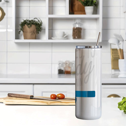 1pc 20oz - Stainless Steel Insulated Breast Milk\u002FFormula Bottle with Nipple Progress Bar, Straw & Lid - Double-Wall for Breastfeeding Moms, Drop-Resistant, Machine Washable, Name\u002FDate Labeling (White) - Ideal