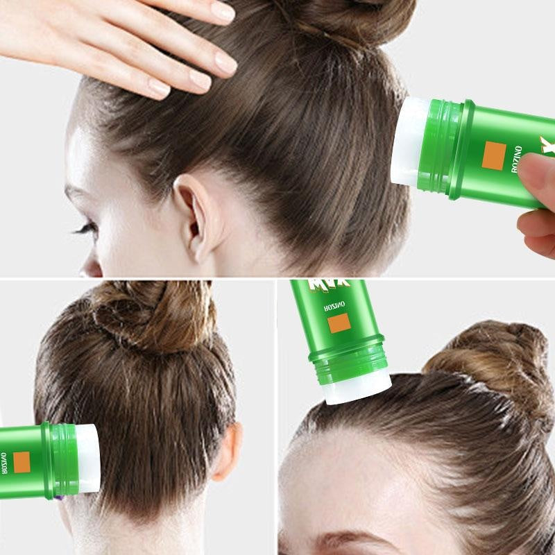 ROZINO 2PCS Hair Wax Stick with Coconut Oil Non-Greasy Styling Wax Hair Pomade Stick for Flyaways & Edge Frizz Hair Care
