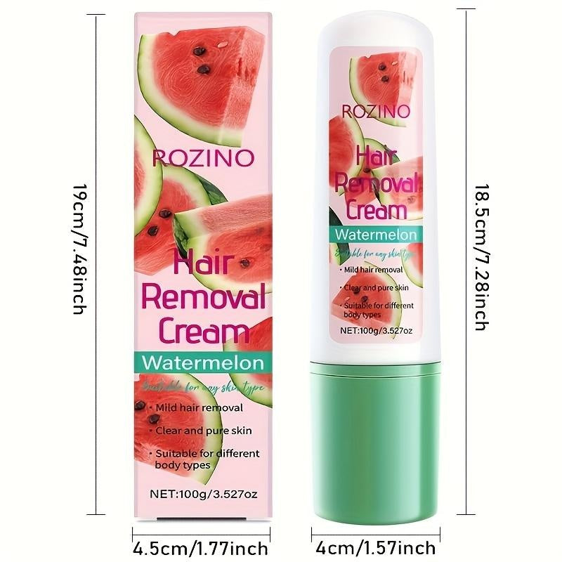 Rozino 3 - in - 1 Watermelon Hair Removal Cream: Remove, Moisturize & Gentle Care Soothing Smooth