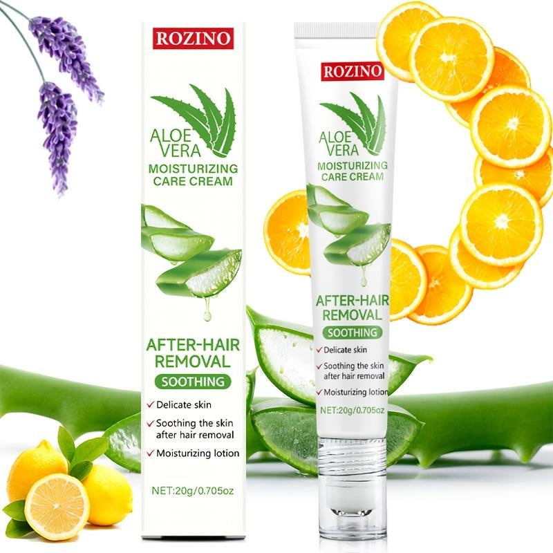 Rozino Aloe Vera Post-Hair Removal Cream: Soothing, Moisturizing for Smooth Skin
