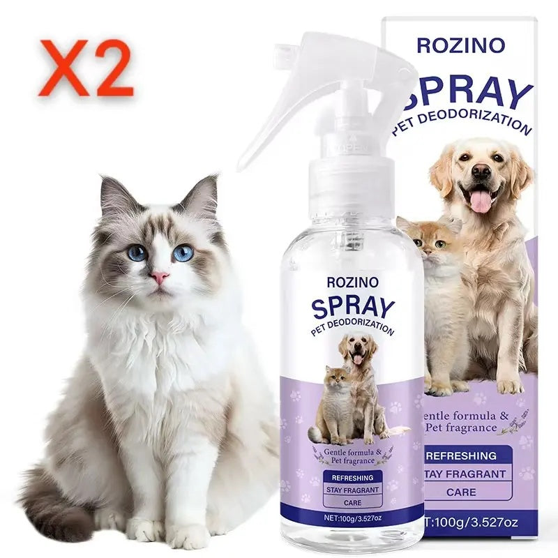 ROZINO Gentle Pet Spray: Fresh Scent & Moisturizing Care
