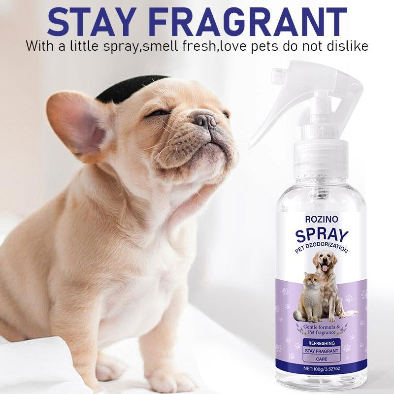 ROZINO Gentle Pet Spray: Fresh Scent & Moisturizing Care