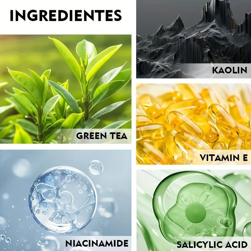ROZINO Green Tea Cleansing Clay Mask (Deep Cleansing/Moisturizing/Pore Care) lambena  skin  care