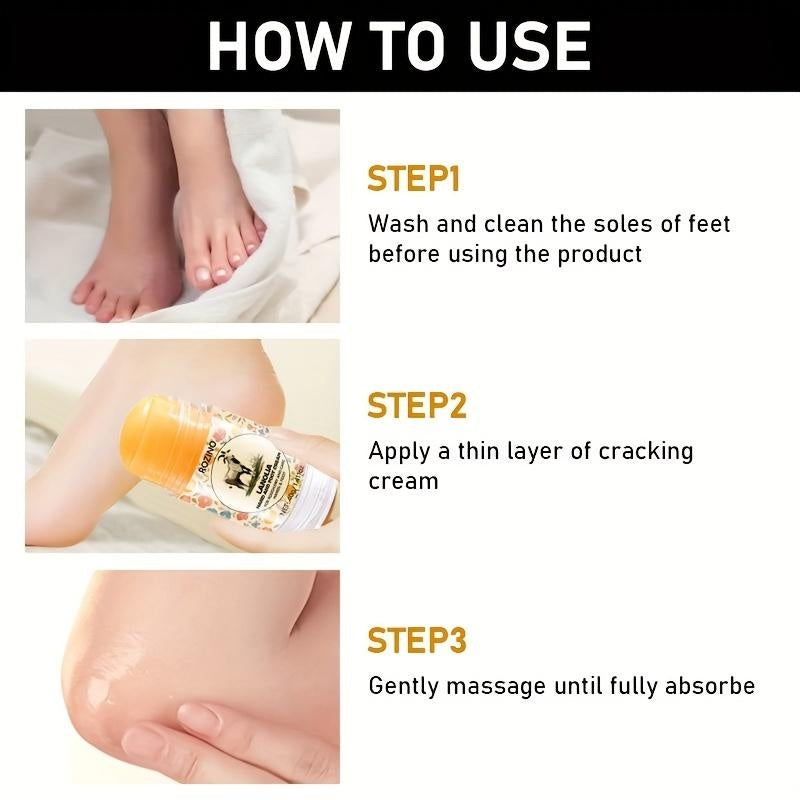 ROZINO Lanolia Hand and Foot Cream 40g - Moisturizing Rejuvenating Hydrating Care for Dry Cracked Skin 1.41oz Daily Moisturize Restore