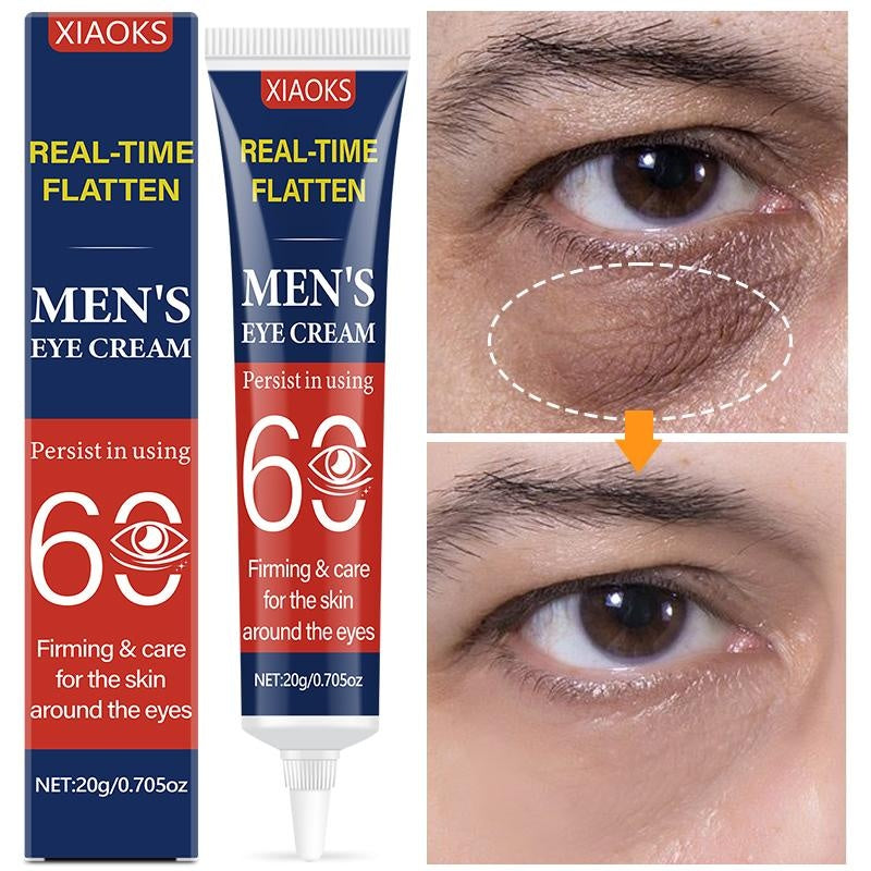 ROZINO Men's Eye Cream for Dark Circles & Puffiness - Anti-Aging Formula Reduces Eye Bags Wrinkles Fine Lines with Aloe Vera 20g