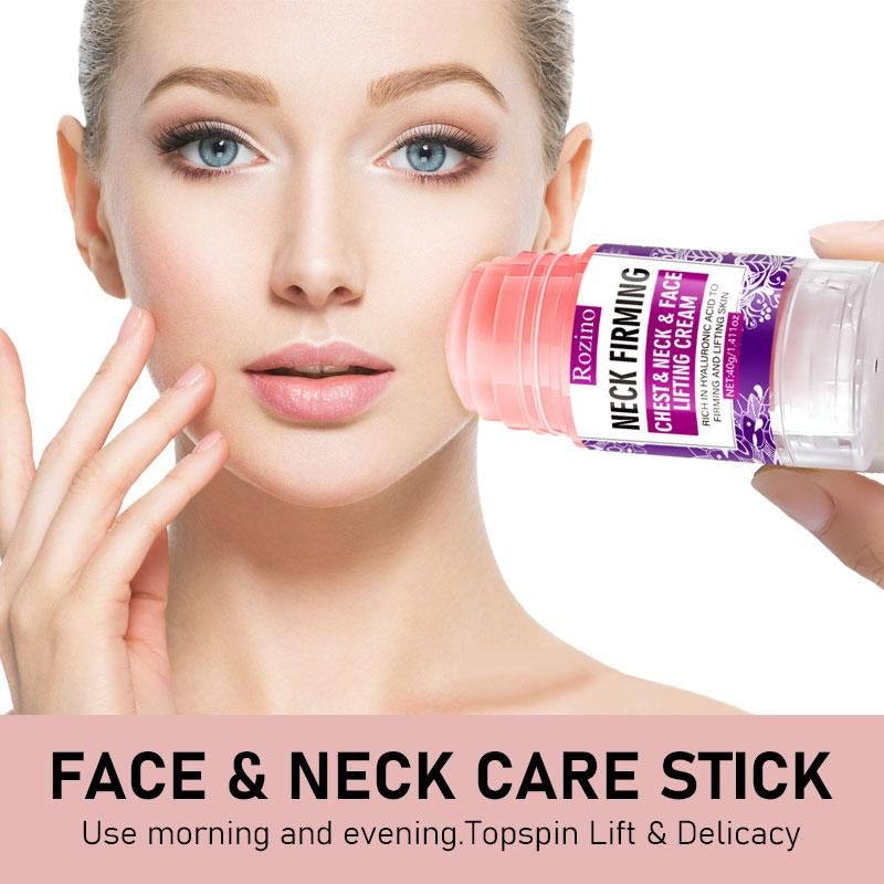 ROZINO Neck Firming Chest & Neck & Face Lifting Cream with Hyaluronic Acid & Grape Seed for All Skin Types - Deep Hydration & Moisturizing Body Care